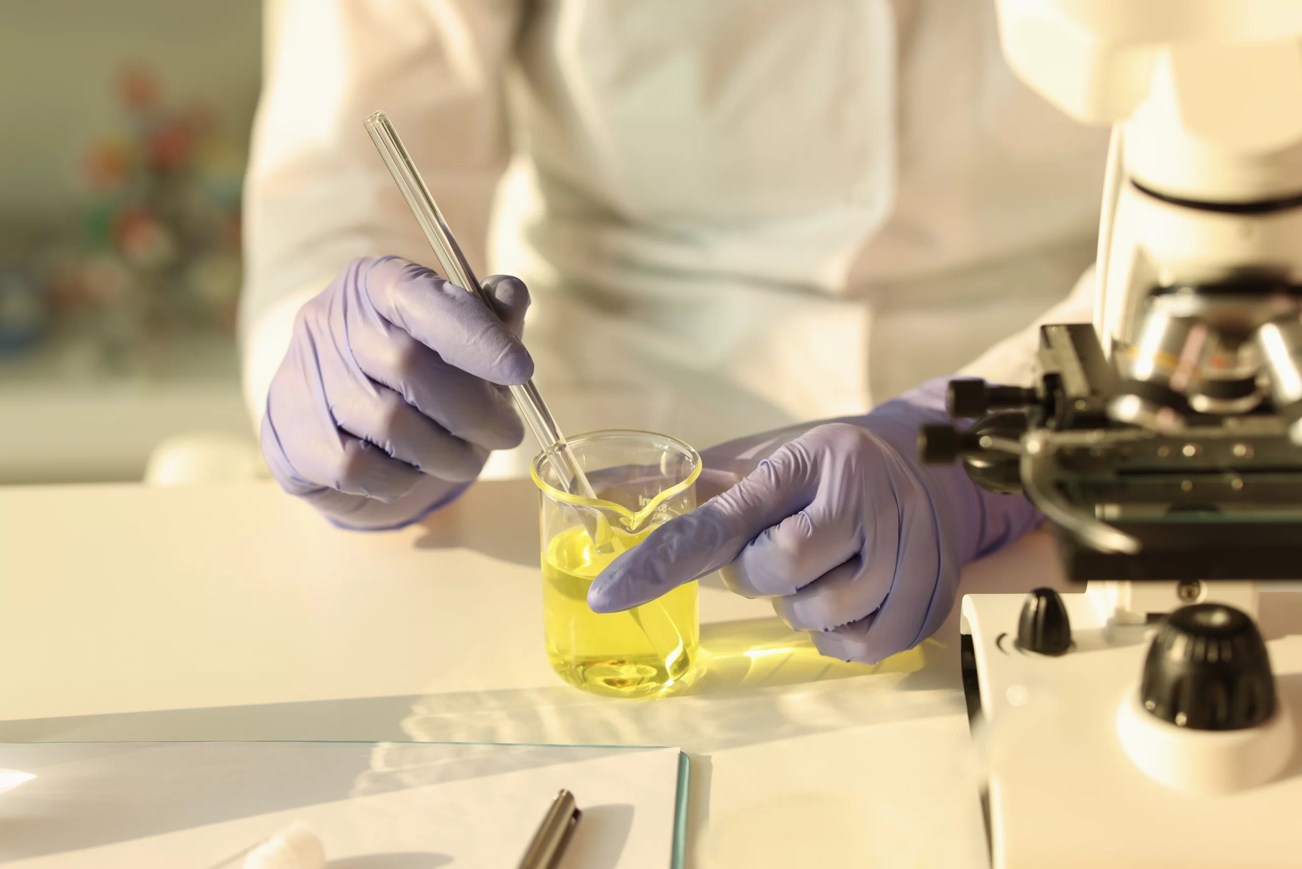 Palm Oil Inspection in lab